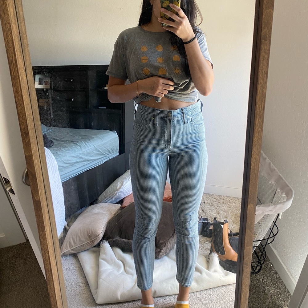 Madewell Stripped Denim
